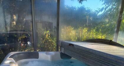 Bottom of villa in the countryside, 2 terraces, swimming pool, spa, sauna, barbecue...