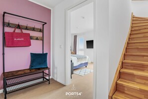 3 soveværelser, skrivebord, strygejern/strygebræt, weekendseng