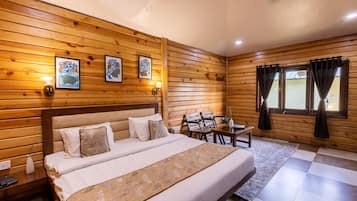 Premium jungle Cottage | Una scrivania, postazione laptop, Wi-Fi gratuito, lenzuola