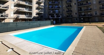 Duplex St Gervais au pied des télécabines du Bettex 3 chambres 8 personnes