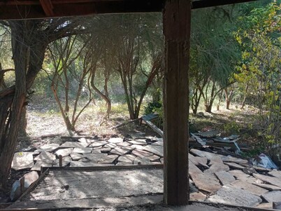 Cabin in the Woods with large hall for camping and events