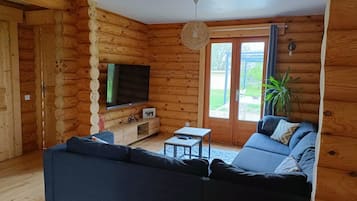 Télévision, cheminée