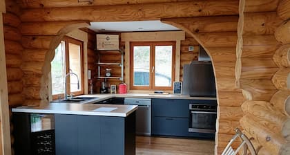 Chalet en fuste unique et atypique
