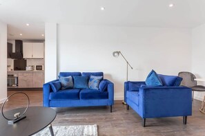TV, DVD player, offices