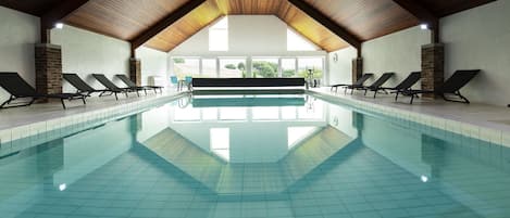 Una piscina riscaldata