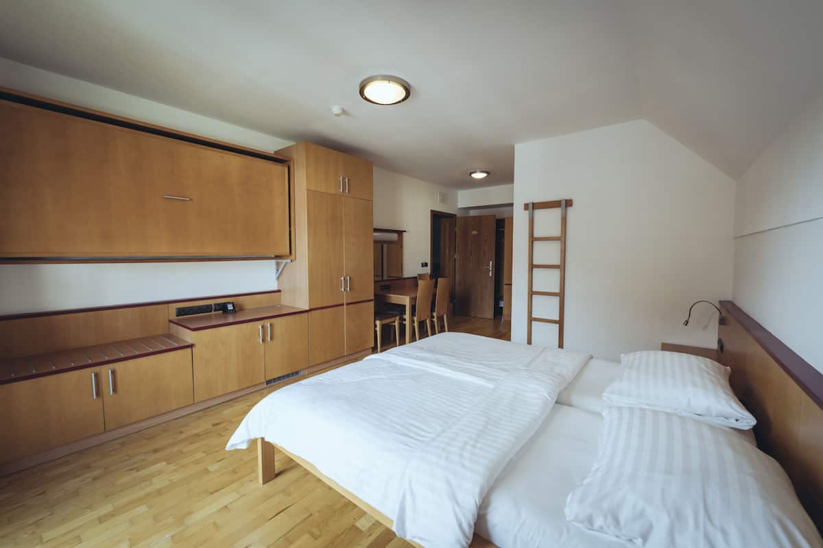 Habitación con 2 camas individuales | Escritorio, espacio para trabajar con un portátil, wifi gratis