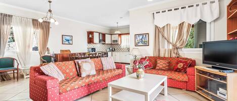 TV, DVD player, table tennis