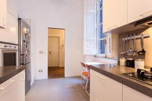 Luxury-Apartment, 1 Schlafzimmer | Eigene Küche | Kühlschrank, Mikrowelle, Ofen, Herdplatte