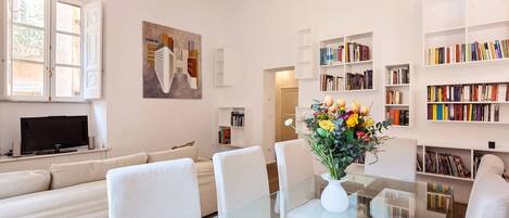 Luxury Apartment, 1 Bedroom | Living area | 32-inch LCD TV with digital channels, TV