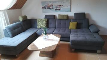 TV, fireplace, foosball, table tennis