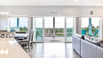 Televisión, chimenea y reproductor de DVD