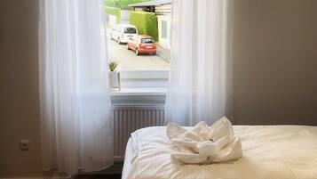 1 Schlafzimmer, kostenloses WLAN, Bettwäsche