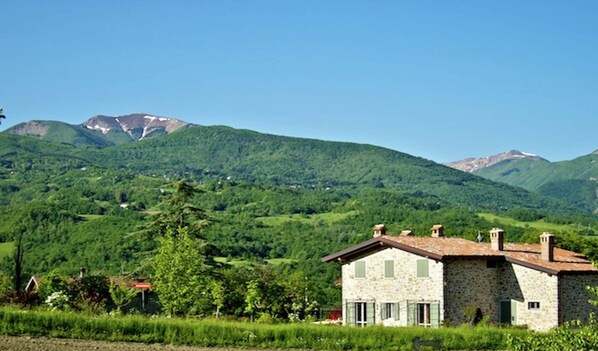 Exterior - Holiday Home in Imola with Forest & Pool (Lizzano in Belvedere)