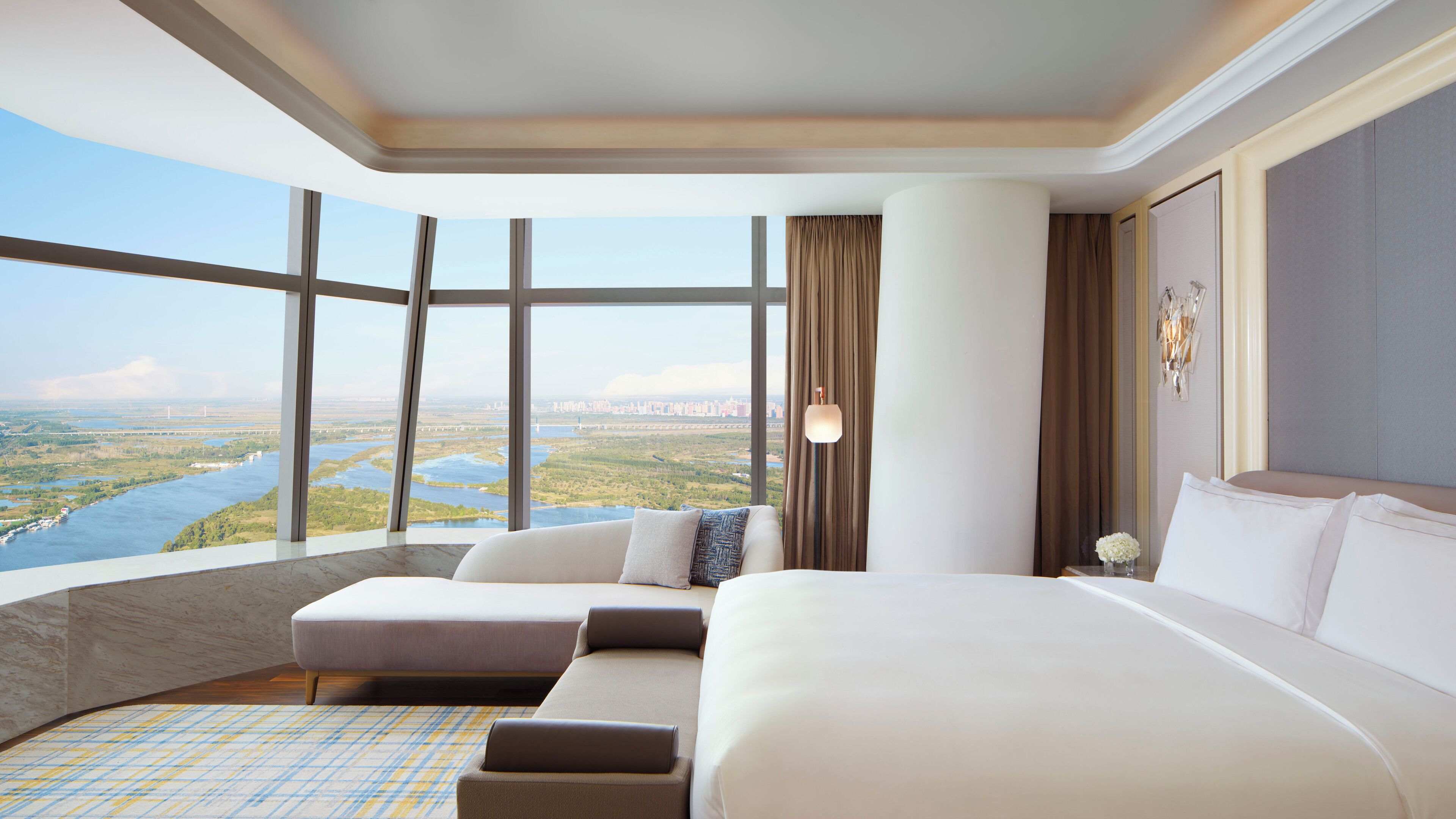 Club Suite, 1 Bedroom, River View | Premium bedding, in-room safe, blackout drapes, soundproofing