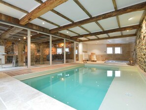 Indoor pool, a heated pool