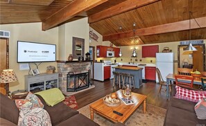 Smart TV, fireplace, offices