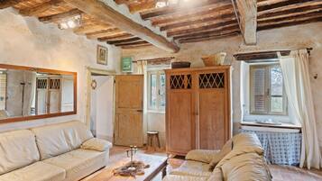 Fernseher, Kamin, DVD-Player