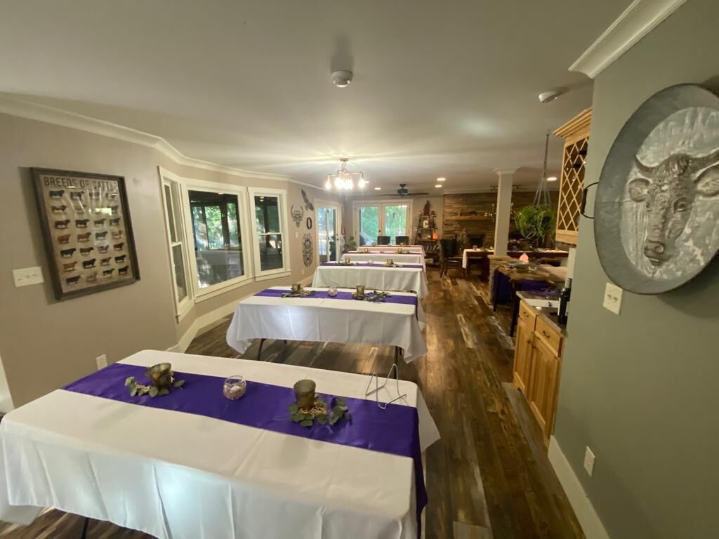 Can also rent additional space for events or weddings.