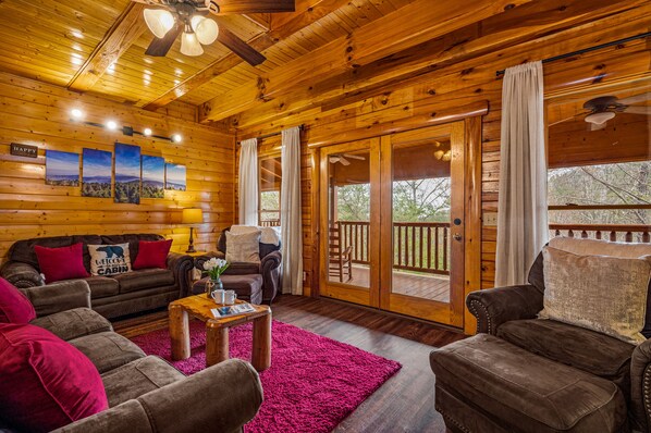 Smart TV, chimenea, videojuegos y reproductor de DVD 