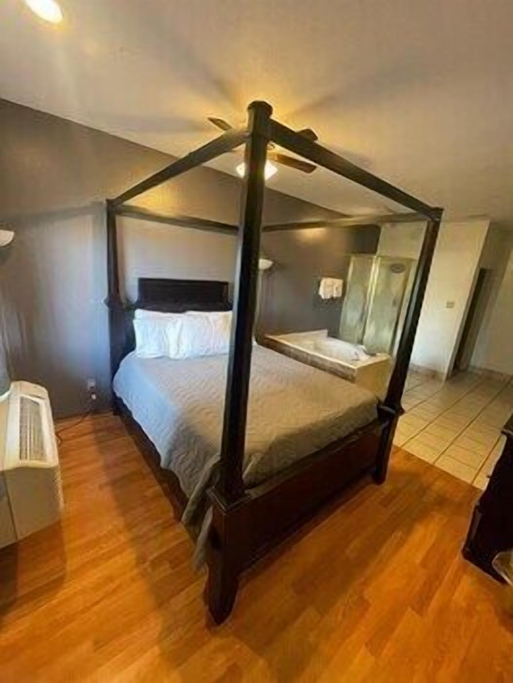Blackout drapes, iron/ironing board, free WiFi, bed sheets