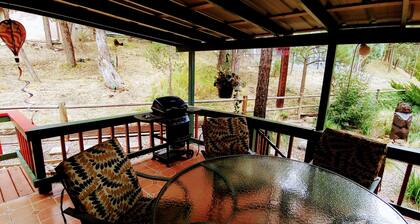 Cozy Cabin Family and pet friendly surrounded by beautiful ponderosa pines.