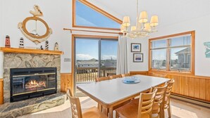 Dining - Steps to the Sand! Ocean views! Hot tub! Close to Pier! Dogs! KD0222 (Kill Devil Hills)
