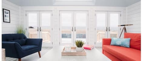 Televisión, chimenea