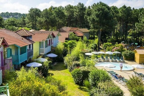 Golf house in Lacanau-Océan with heated swimming pool