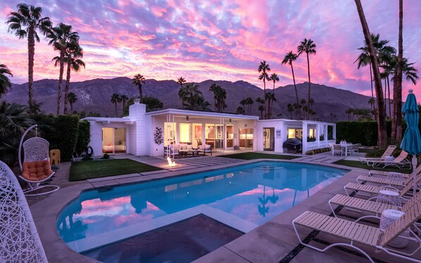 Pool - Alhambra House - Indian Canyons South Palm Springs (Palm Springs)