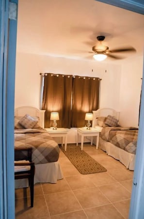 2 bedrooms, iron/ironing board, travel crib, free WiFi
