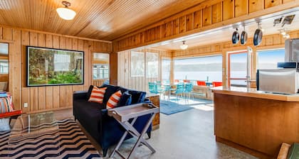 Waterfront Home on Puget Sound w/ Stunning Mount Rainier View, & Deck