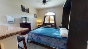 1 bedroom, WiFi, bed sheets, wheelchair access