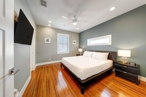 2 室のベッドルーム、WiFi、ベッドシーツ