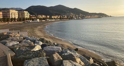 Appartement "Trilocale San Nazario" prĂšs de la plage avec A/C
