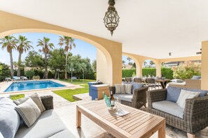 Pool - Villa 'Luxury  Next Beach Cabo Roig' with Private Pool, Wi-Fi and Air Conditioning (Orihuela Costa)