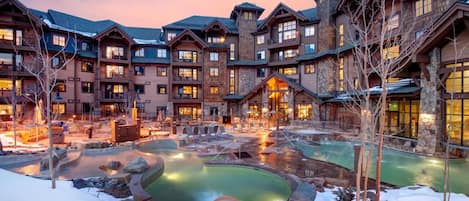 Indoor pool, outdoor pool