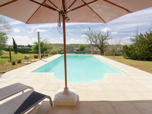 Pool - Country house with private pool and views (Brouchaud)