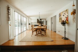 Dining - Gorgeous 5 bedroom beach house. Dog/Kid Friendly. (Marcoola)