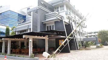 Voorkant van accommodatie