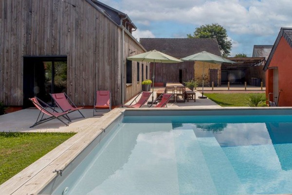 Piscine chauffée en saison