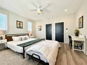 5 bedrooms, desk, iron/ironing board, free WiFi