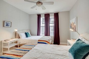 2 habitaciones, tabla de planchar con plancha y wifi gratis 