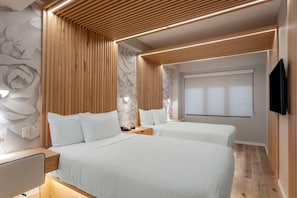 Caja de seguridad en la habitación y decoración personalizada