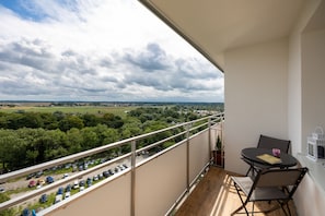 Departamento, 2 habitaciones, balcón, vista al mar | Balcón