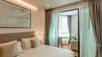 In-room safe, individually furnished, desk, blackout drapes