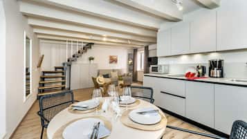 City-Apartment, 1 Schlafzimmer, Balkon | Eigene Küche