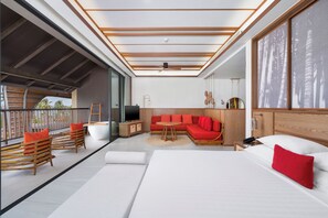Signature Suite Ocean View | Minibar, Zimmersafe, Verdunkelungsvorhänge, schallisolierte Zimmer
