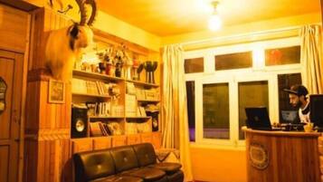 Sitteområde i lobbyen