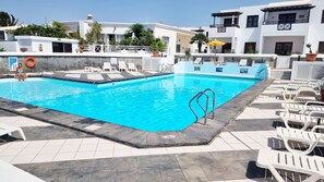 Pool - Super apartment. Fantastic private complex directly by the sea/pool/glass fibre internet (Playa Honda)