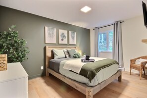 5 chambres, lit de bébé portatif, accès au Wi-Fi (inclus)